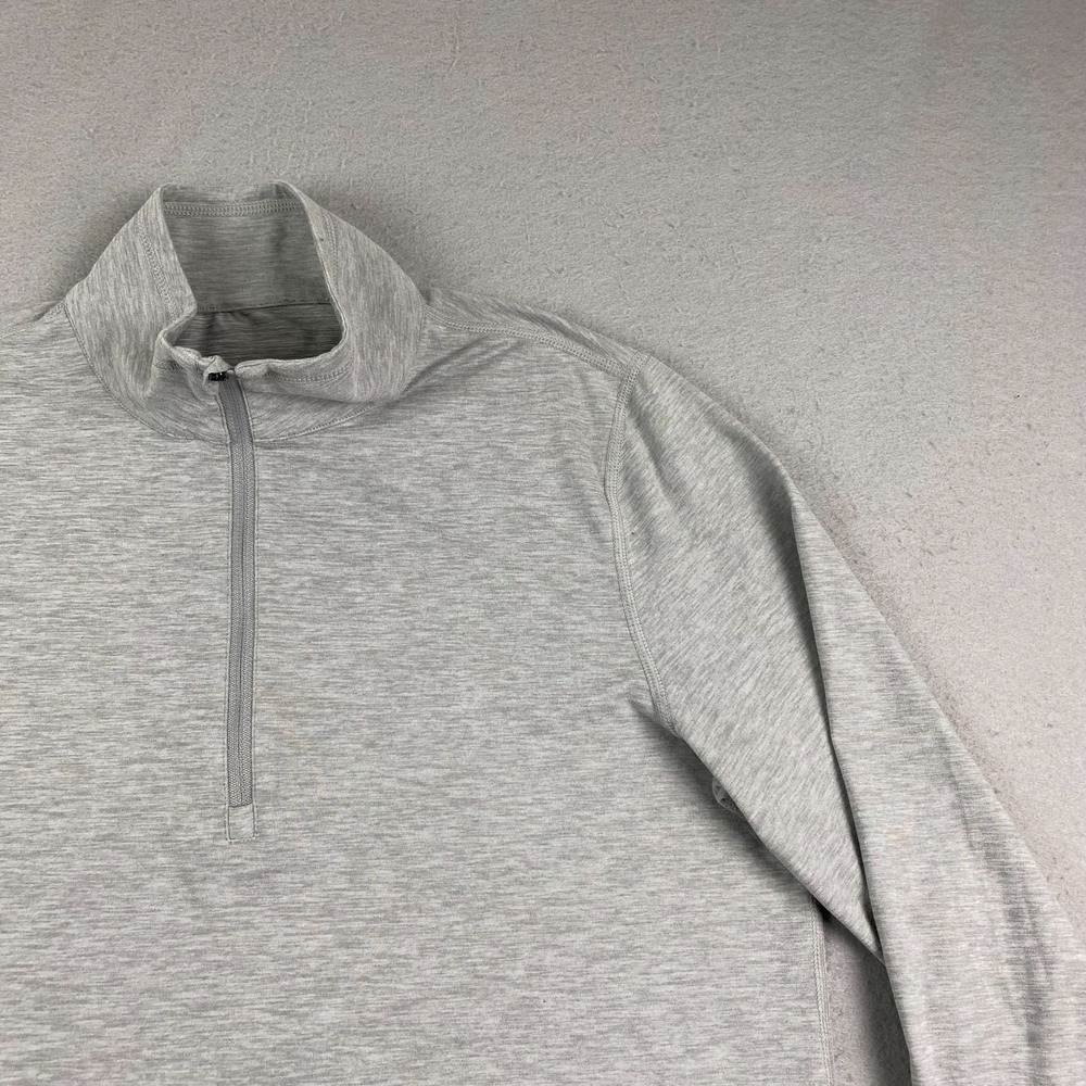 Vuori Ease Performance Pullover Mens Medium 1/2 Half Zip gray Heather V221 - Picture 4 of 13